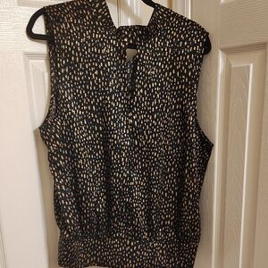 Liverpool Black and Gold Patterned Blouse